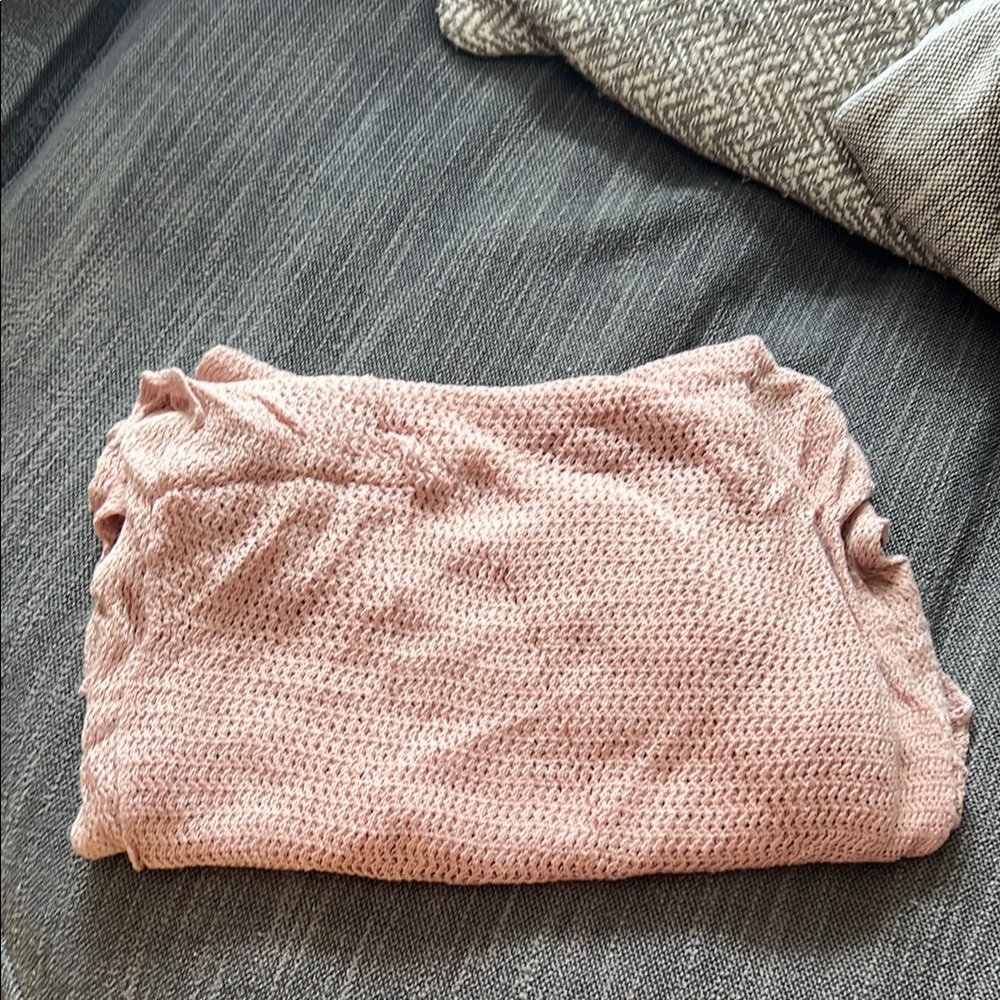 Soft Sayami muted pink Knit Scarf